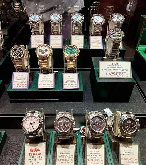 rolex prices in japan